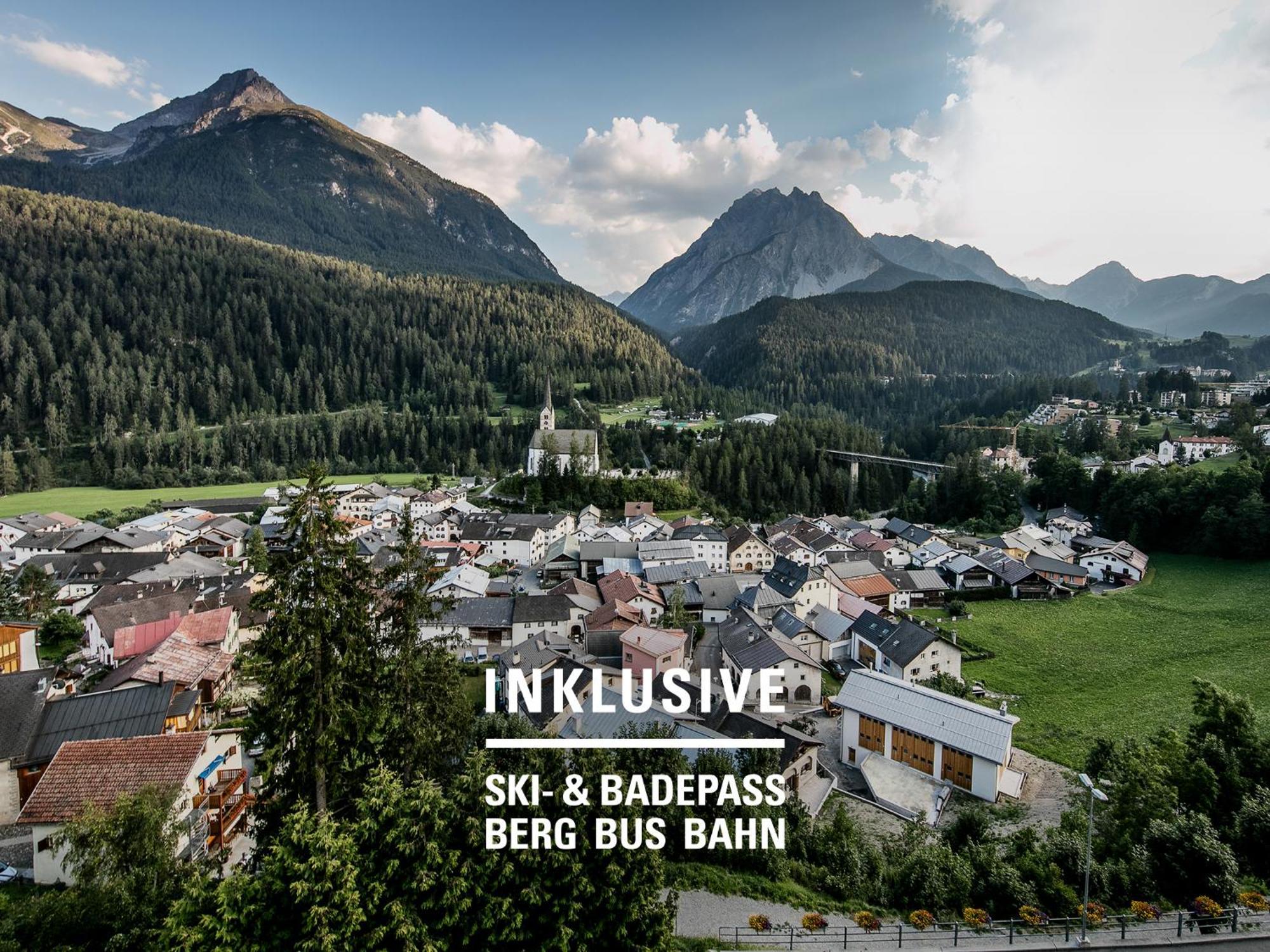 Hotel Belvedere Scuol Exterior photo